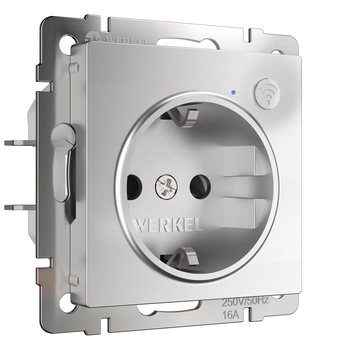 Розетка Wi-Fi Werkel серебряный W1171606 4690389176074 4690389176074 - магазин электротехники Electroshop