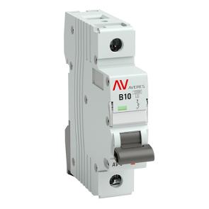 Выключатель автоматический EKF AVERES AV-10 10A (B) 1P однофазный 10kA mcb10-1-10B-av mcb10-1-10B-av - магазин электротехники Electroshop