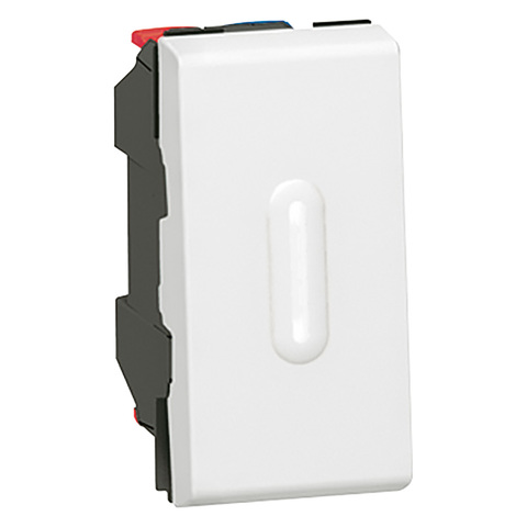 Переключатель Legrand Mosaic с подсветкой 1модуль 077002 077002 - магазин электротехники Electroshop