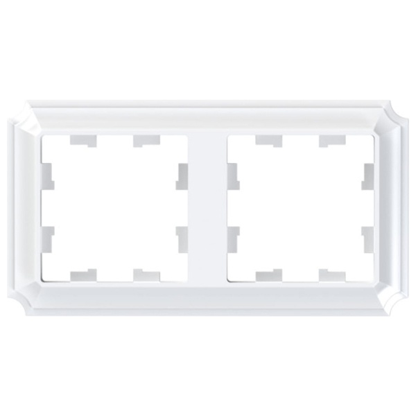 Рамка 2-пост Systeme Electric AtlasDesign Antique белый ATN100102 ATN100102 - магазин электротехники Electroshop