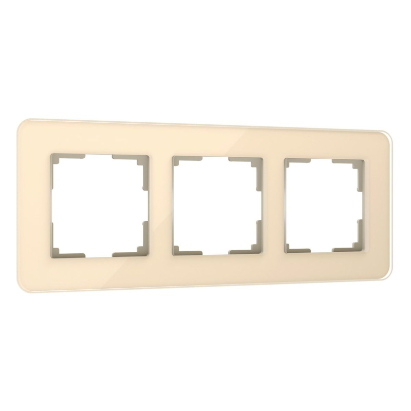 Рамка Werkel Elite на 3 поста айвори W0032443 4690389180781 4690389180781 - магазин электротехники Electroshop