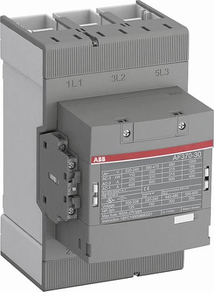 Контактор ABB AF370-30-11-13 370А AC3 катушка 100-250В AC/DC 1SFL607002R1311 1SFL607002R1311 - магазин электротехники Electroshop