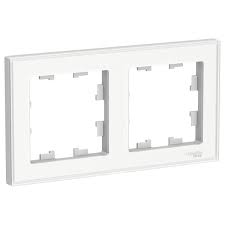 Рамк AtlasDesign Art 2 поста белый Systeme Electric ATN200102 ATN200102 - магазин электротехники Electroshop