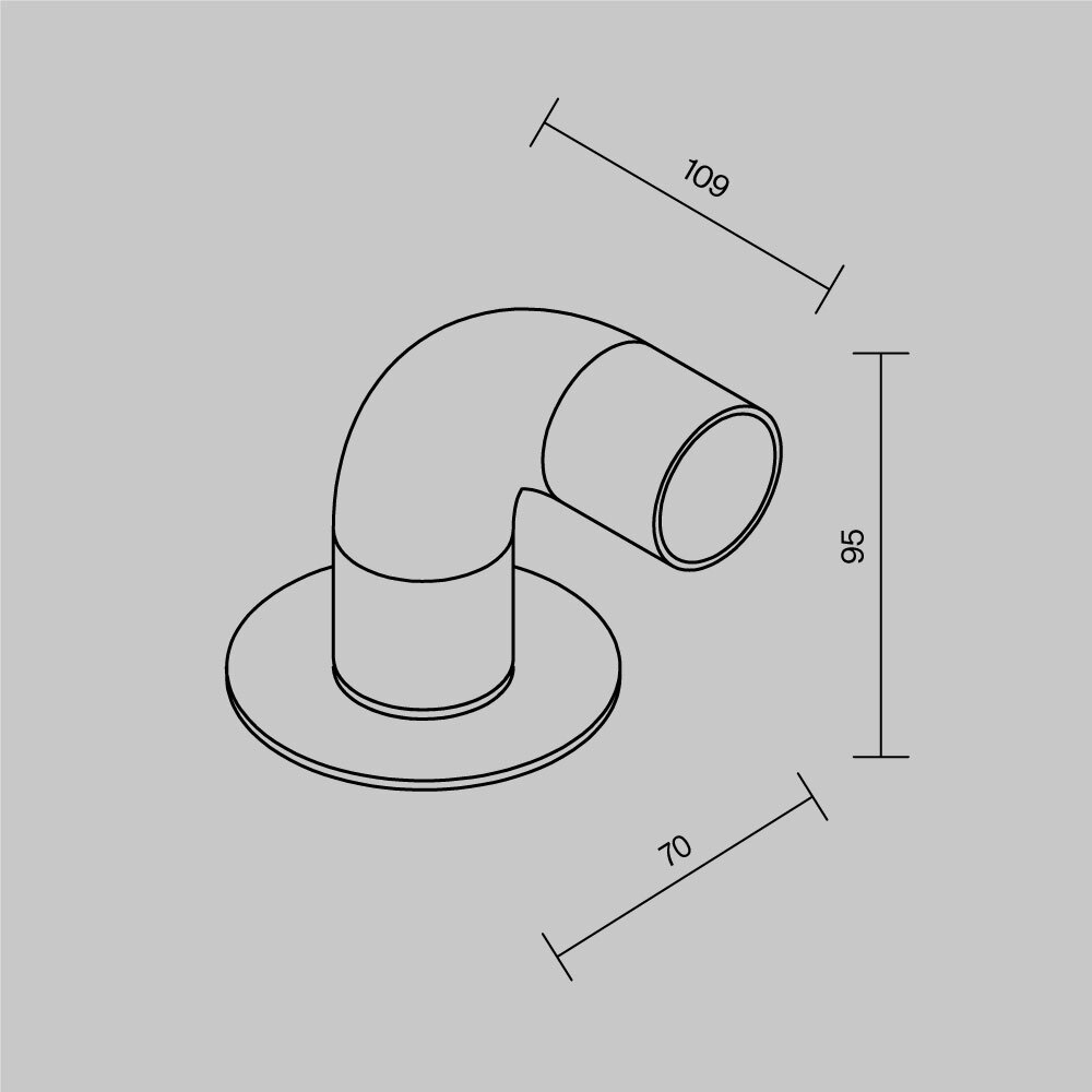 Ландшафтный светильник Maytoni Sleek O477FL-L2GF3K1 O477FL-L2GF3K1 - магазин электротехники Electroshop