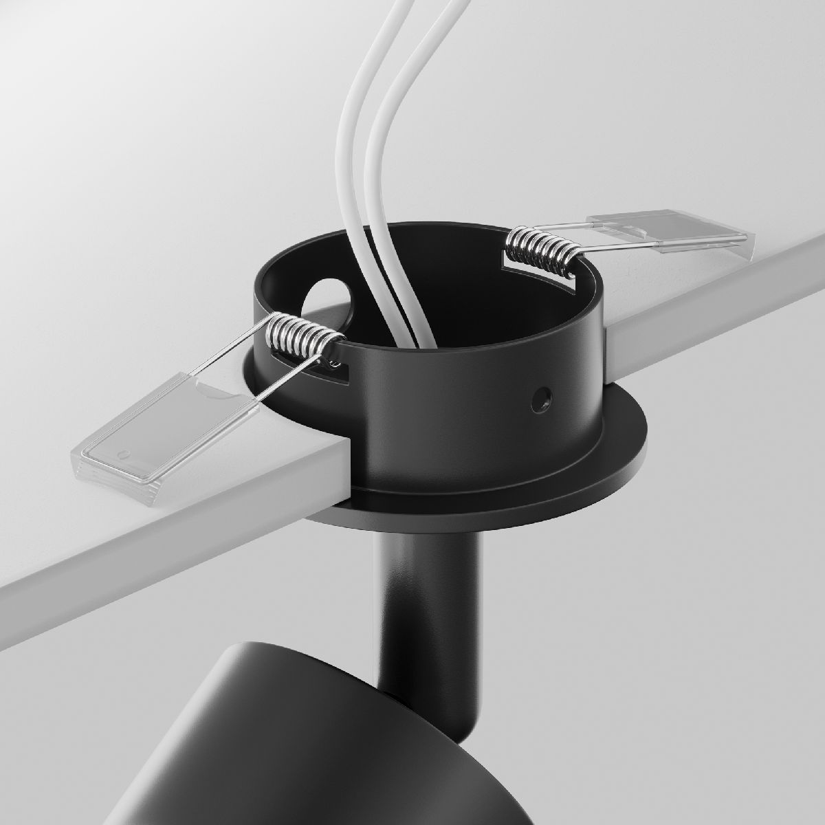 Встраиваемый спот Maytoni Focus C018CL-01B C018CL-01B - магазин электротехники Electroshop