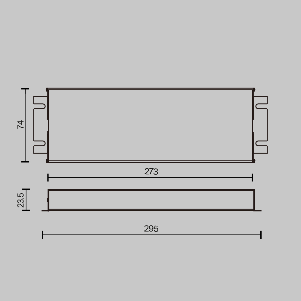 Источник напряжения Maytoni Triac 300Вт DC24В IP67 734005 734005 - магазин электротехники Electroshop
