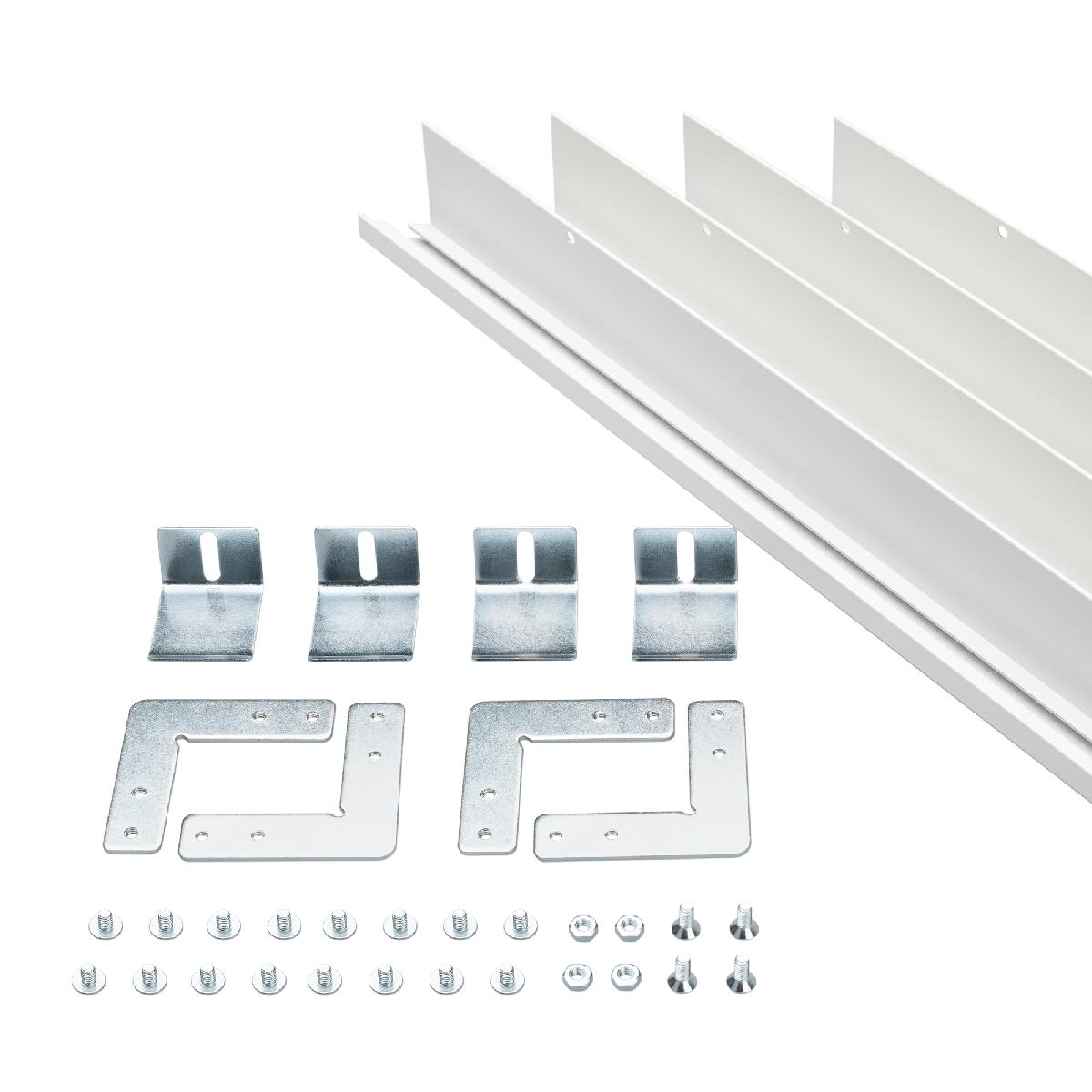 Рамка для встраиваемой установки панелей Arlight BX6060 White 023867 023867 - магазин электротехники Electroshop