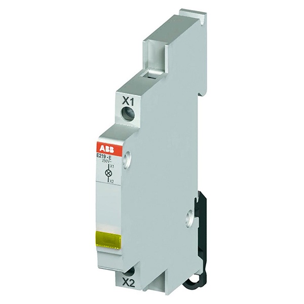 Лампа индикации ABB E219-E желтая 115-250В AC переменного тока 0,5 модуля 2CCA703403R0001 2CCA703403R0001 - магазин электротехники Electroshop