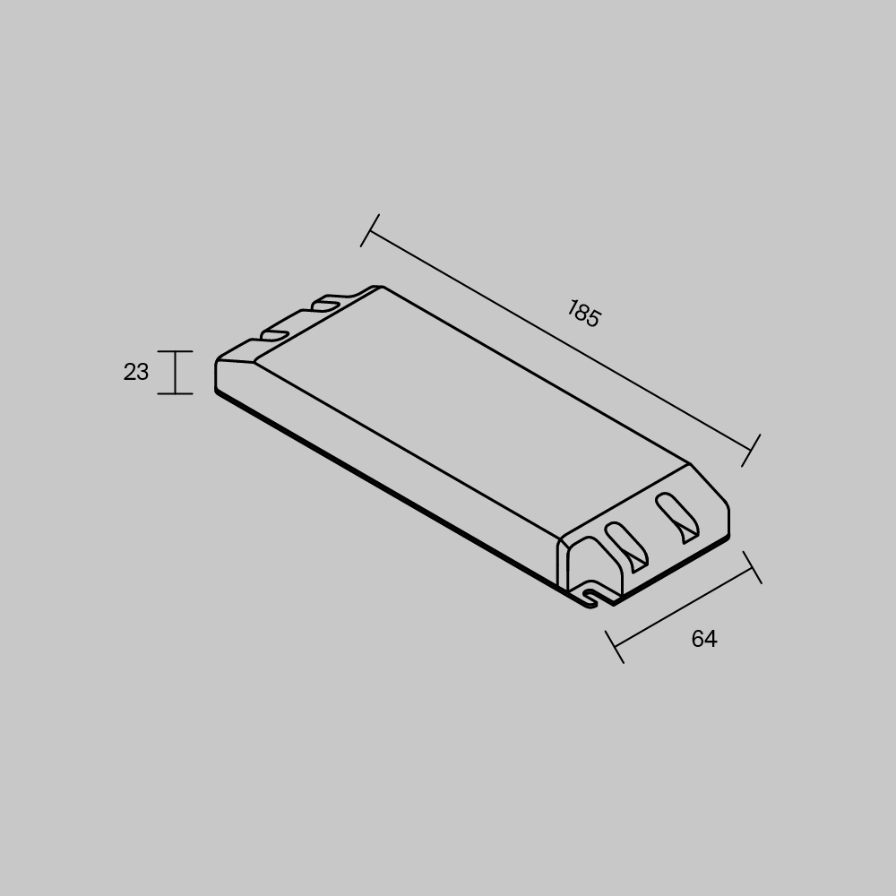 Источник напряжения Maytoni Led Strip PSL025 48В 60Вт IP20 831013 831013 - магазин электротехники Electroshop