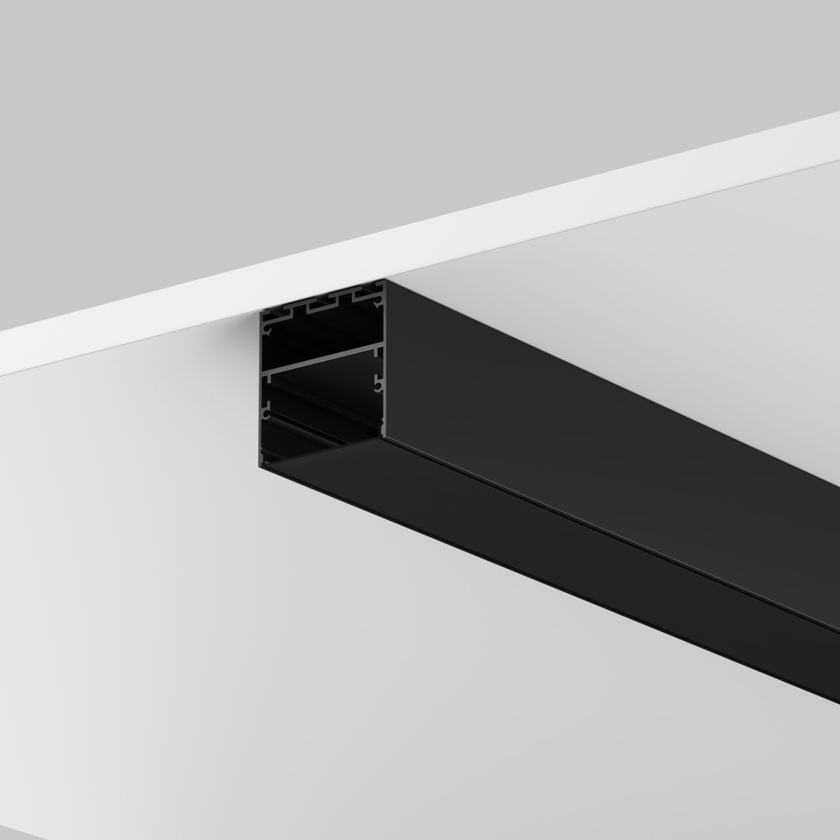 Рассеиватель для профиля 5050 Чёрный, 2 м Maytoni Led Strip ALM-5050T-B-DF-2M 642048 642048 - магазин электротехники Electroshop