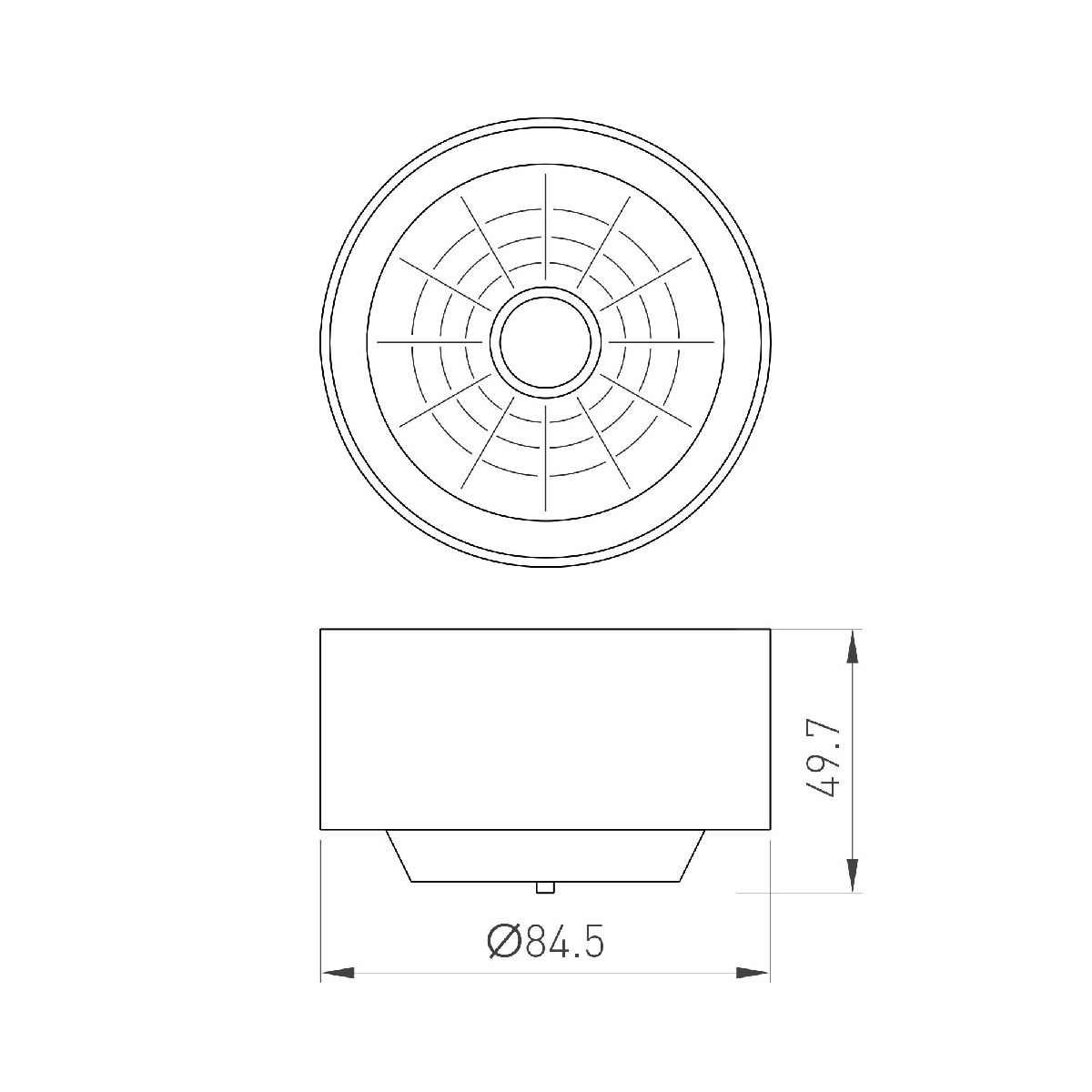 Рефлектор с посадочным кольцом Arlight LGD-REFLECTOR-RING-R85 (BK) 046768 046768 - магазин электротехники Electroshop