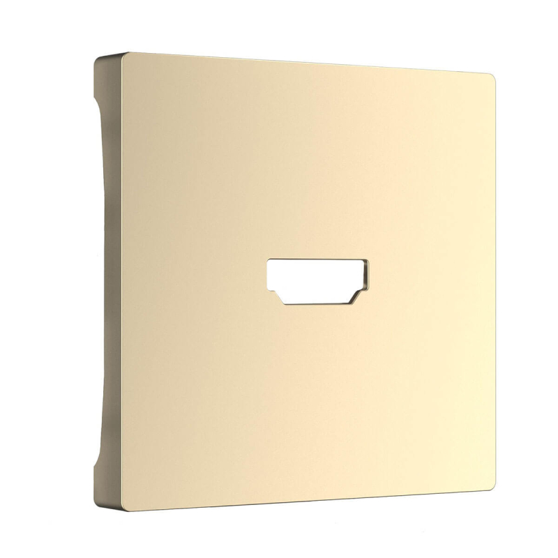 Накладка Werkel для розетки HDMI шампань WL11-HDMI-CP 4690389124518 a040908 4690389124518 - магазин электротехники Electroshop