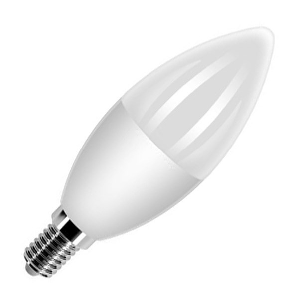 Лампа светодиодная свеча FL-LED C37 5,5W 4200К 220V E14 37х100 510Лм Foton Lighting 606815 606815 - магазин электротехники Electroshop