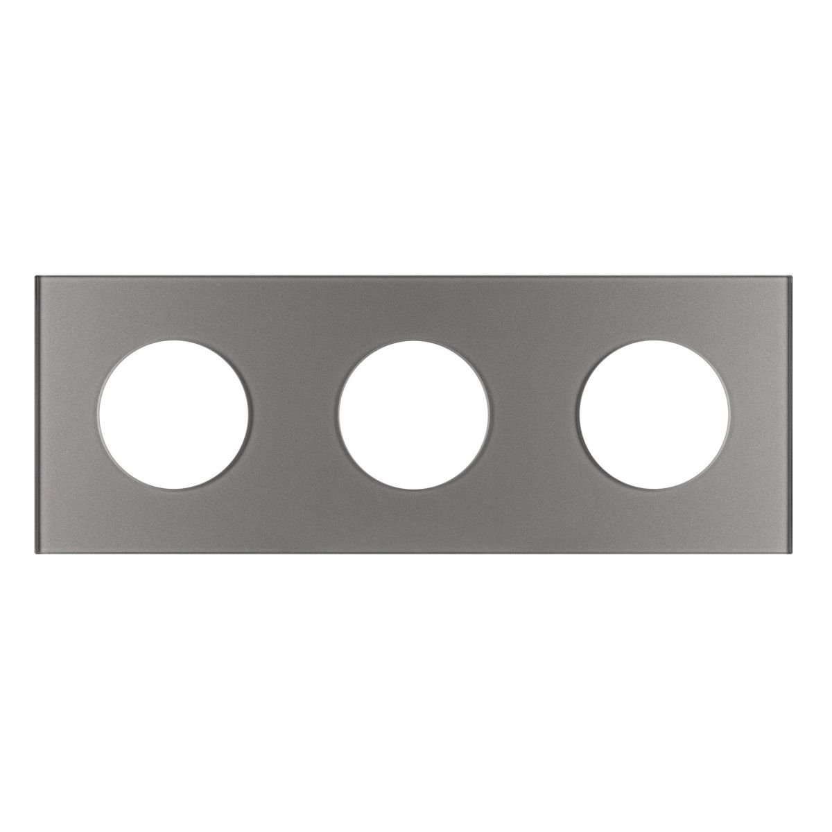 Рамка стеклянная на 3 поста Arlight FRM-GLARE-GC-3-GR 043840 043840 - магазин электротехники Electroshop