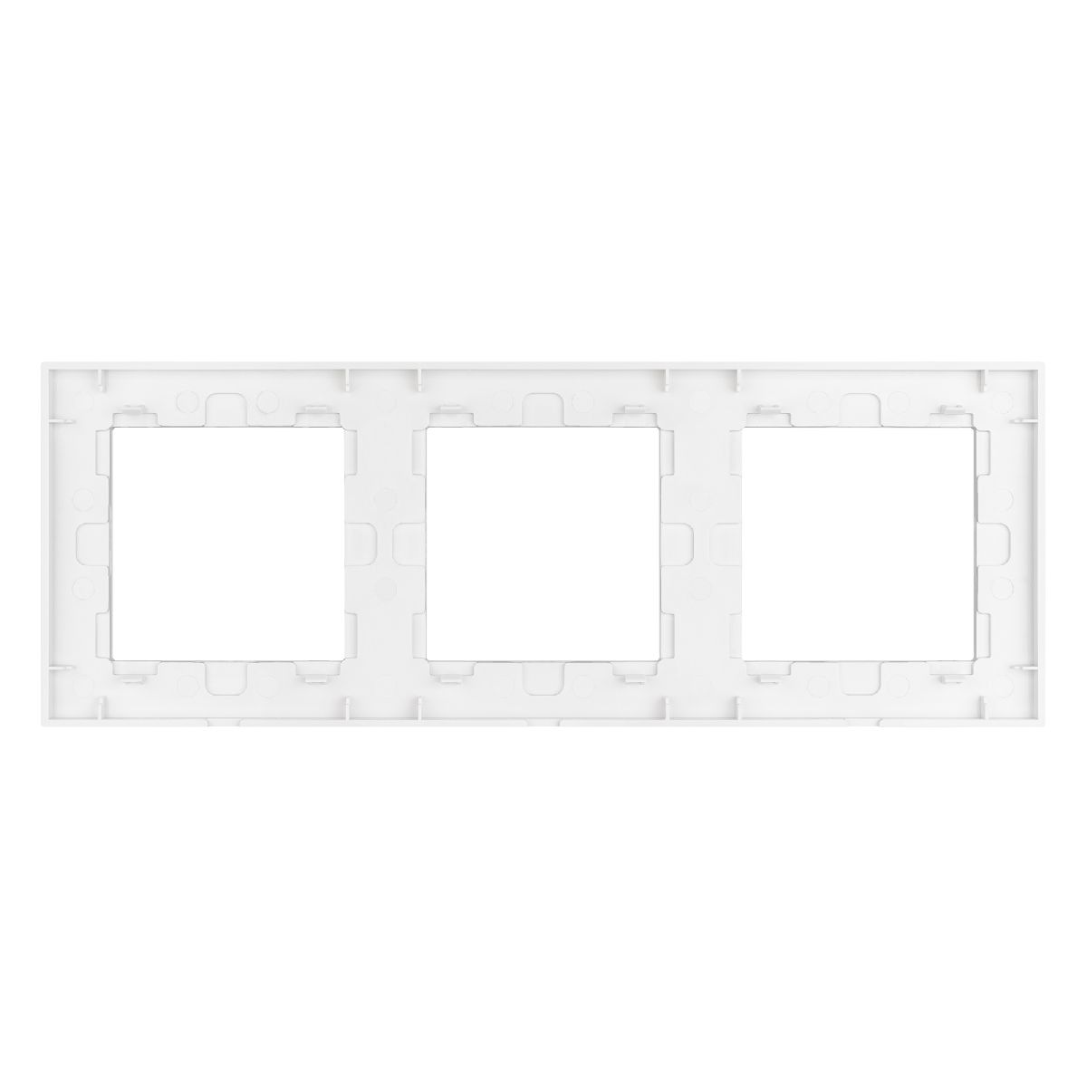 Рамка трехместная Arlight FRM-GLARE-GS-3-WH 043799 043799 - магазин электротехники Electroshop