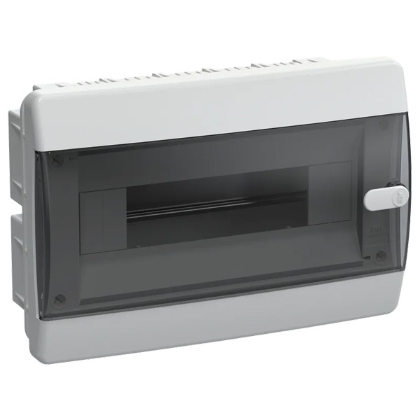Щит встраиваемый UNION Compact ЩРВ-П-12 12м прозрачная дверь IP41 IEK UIC-KP12-V-12-41-K01 UIC-KP12-V-12-41-K01 - магазин электротехники Electroshop
