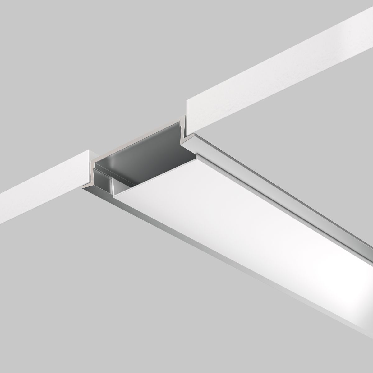 Профиль встраиваемый с накладным фланцем Maytoni Led Strip ALM-3006-S-2M 632018 632018 - магазин электротехники Electroshop
