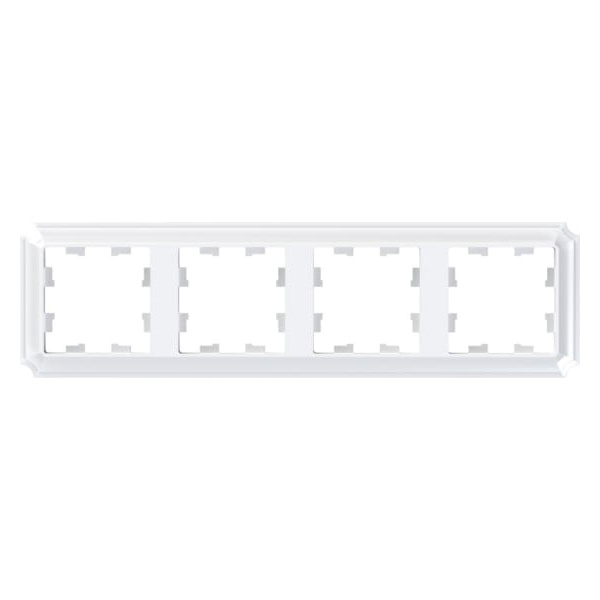 Рамка 4-пост Systeme Electric AtlasDesign Antique белый ATN100104 ATN100104 - магазин электротехники Electroshop