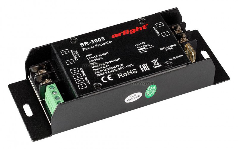 Усилитель Arlight SR-3003 (12-24V, 288-576W, 1CH) 017102 017102 - магазин электротехники Electroshop