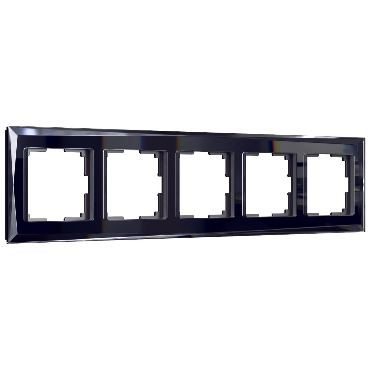 Рамка на 5 постов Werkel Diamant 4690389158872 W0051208 a051443 4690389158872 - магазин электротехники Electroshop