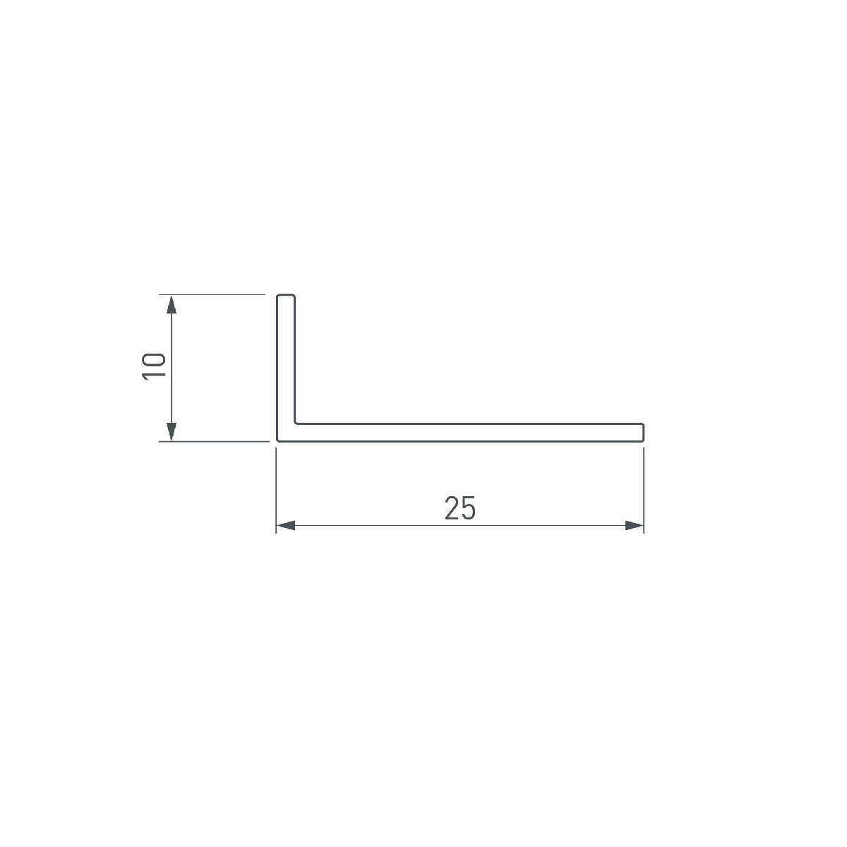Уголок Arlight ARH-W25х10х1,2-6000 ANOD 052678 052678 - магазин электротехники Electroshop