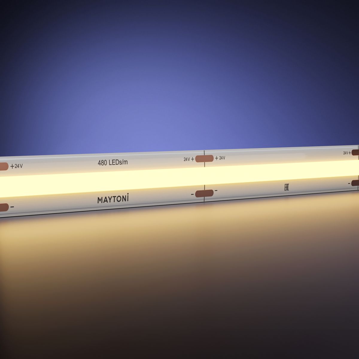 Светодиодная лента Maytoni Ultra 24В COB 15Вт/м 2700K 5м IP20 201223 201223 - магазин электротехники Electroshop