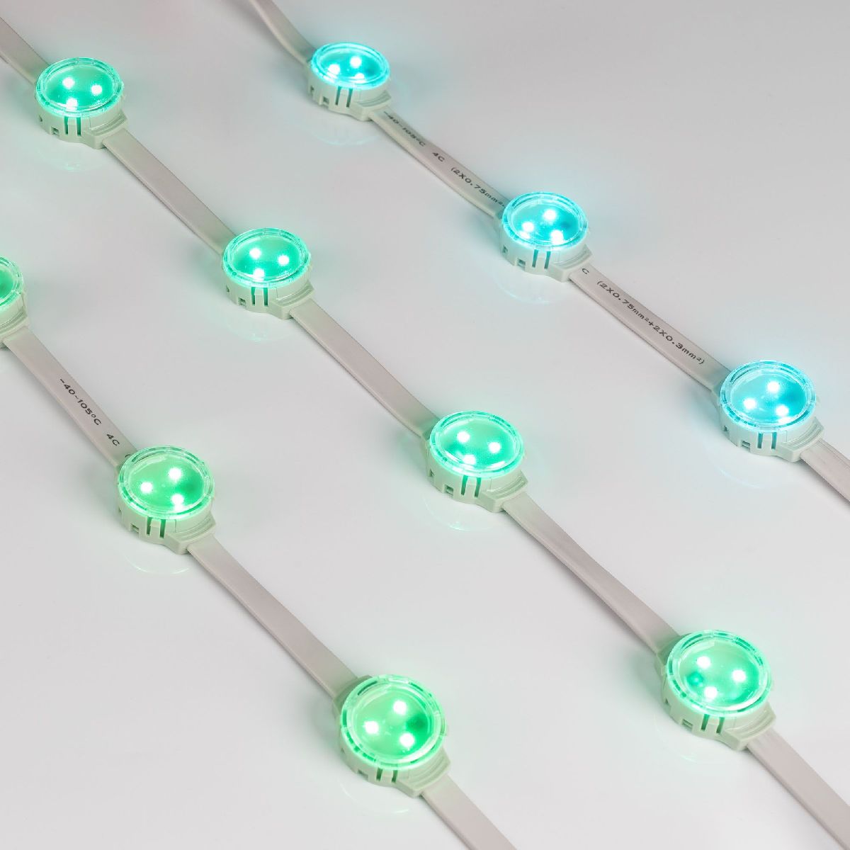 Модуль управляемый Arlight SOLEX-SPI-3535-3-12V RGB 120deg (D30x16mm, 0.75W, IP67) 029240 029240 - магазин электротехники Electroshop