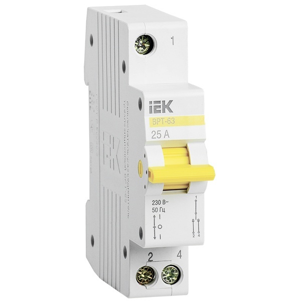 Выключатель-разъединитель трехпозиционный ВРТ-63 IEK - магазин электротехники Electroshop