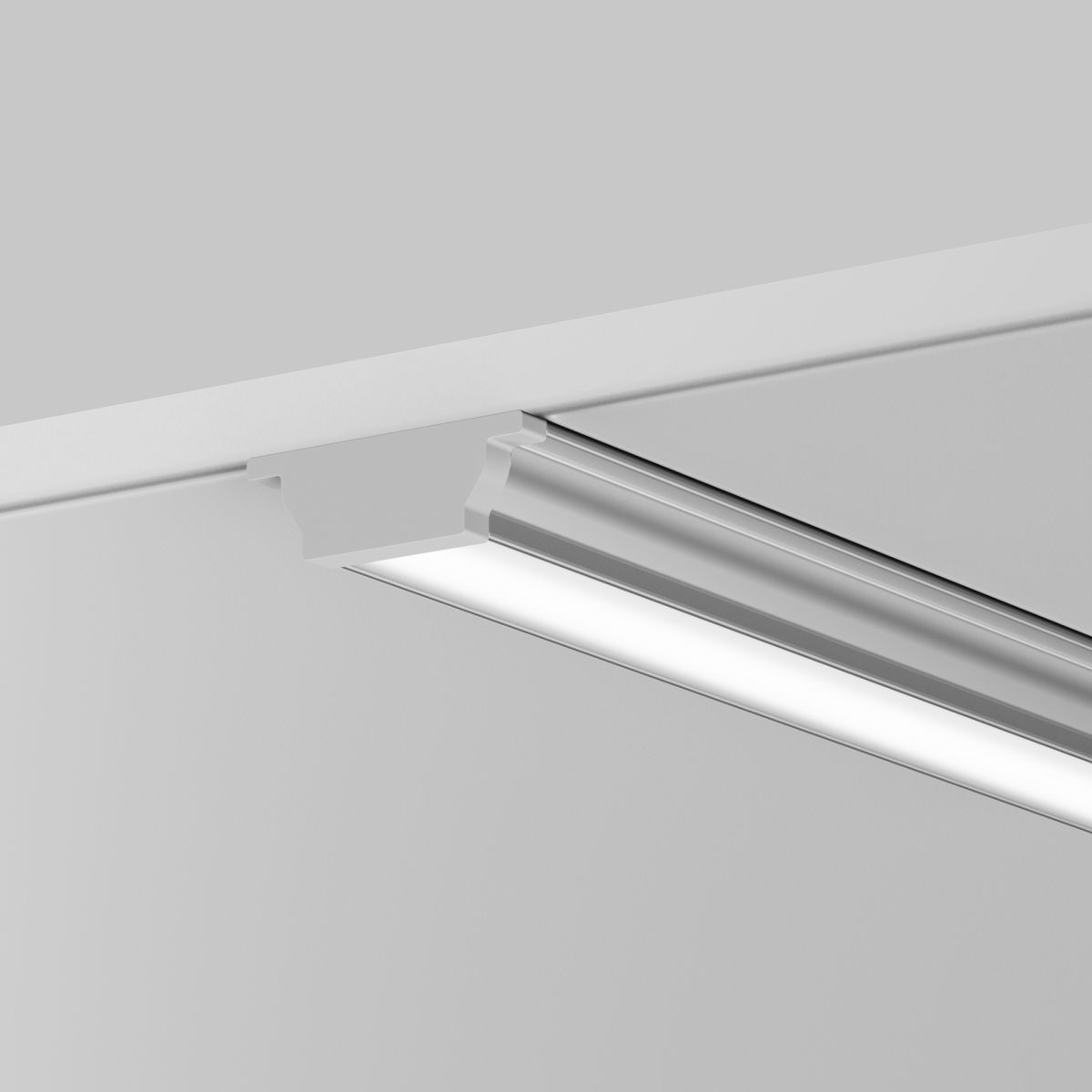 Профиль накладной с вертикальным изгибом Maytoni Led Strip ALM-1103-S-2M 631017 631017 - магазин электротехники Electroshop