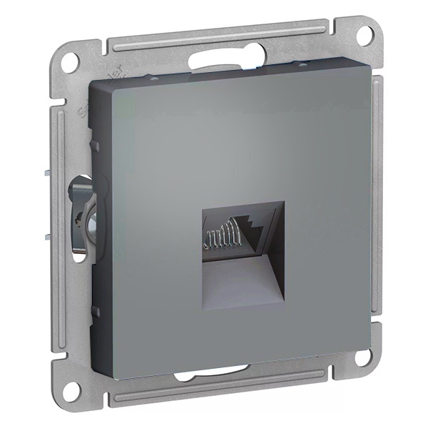 Розетка компьютерная RJ45 кат 5Е AtlasDesign грифель Systeme Electric ATN000783 ATN000783 - магазин электротехники Electroshop