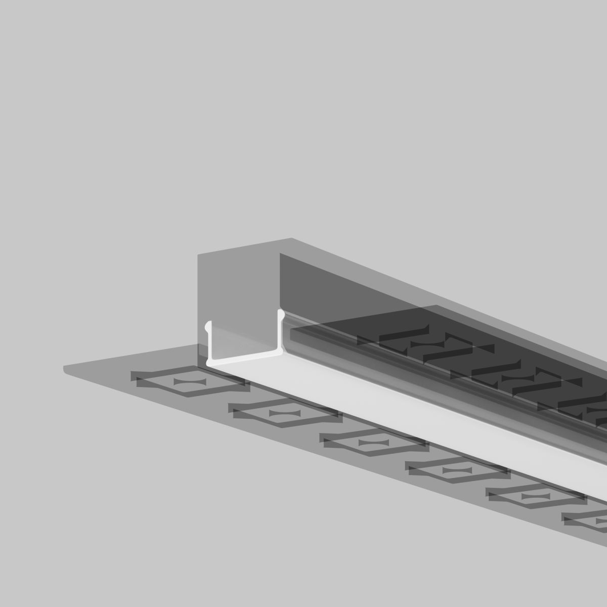 Рассеиватель для профиля 53x13, 50x22, 43x23 (Белый, 10 м), ALM-5314-O-DF-2M Maytoni Led Strip 642087 642087 - магазин электротехники Electroshop