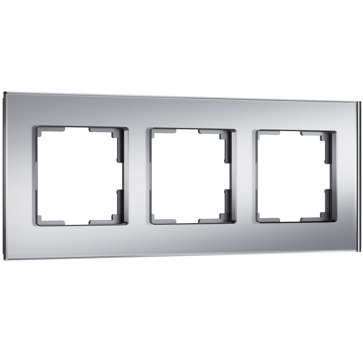 Рамка на 3 поста Werkel Senso W0033106 4690389200427 a064570 4690389200427 - магазин электротехники Electroshop