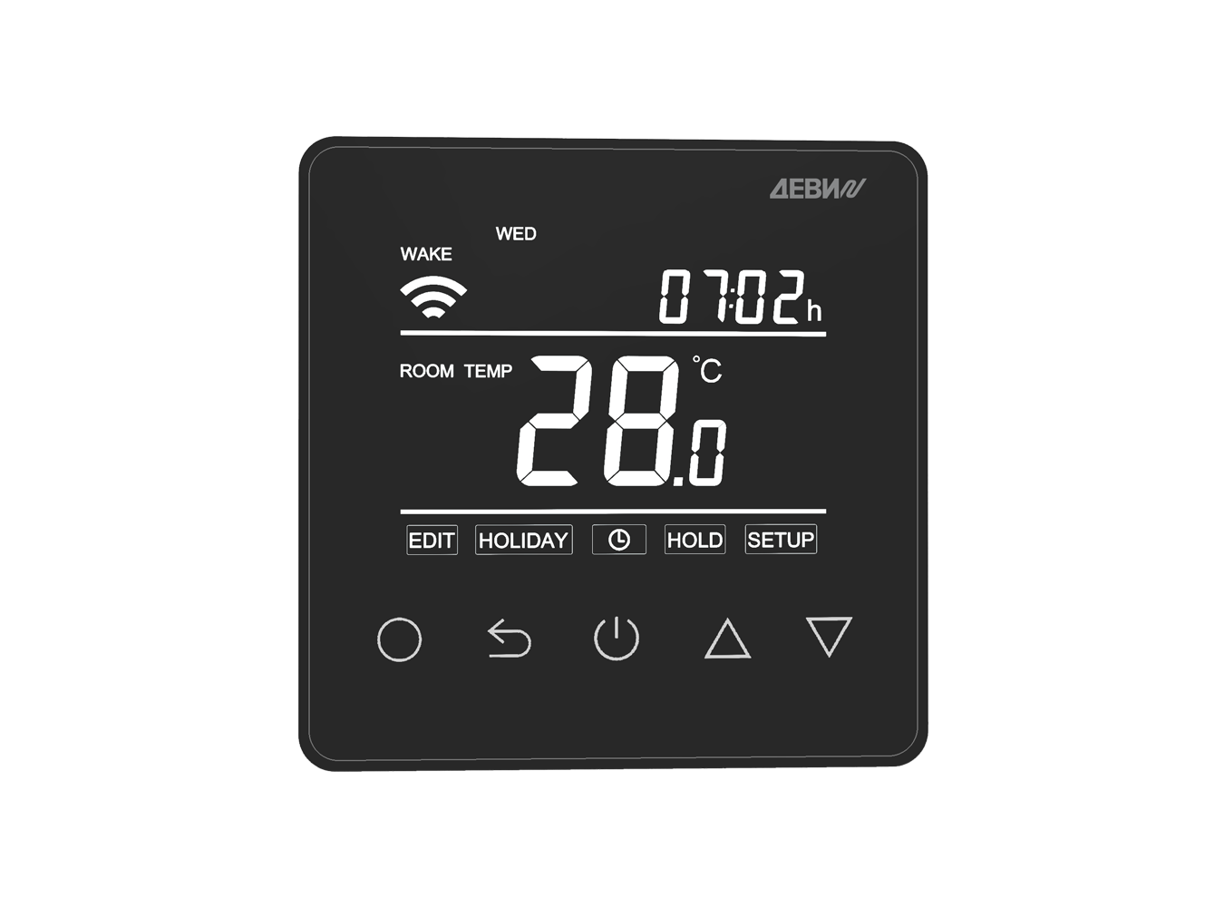 Терморегулятор ДЕВИ Prime (замена DEVIreg™ Smart) интеллектуальный с WI-FI черный 16A 140F1143R 140F1143R - магазин электротехники Electroshop