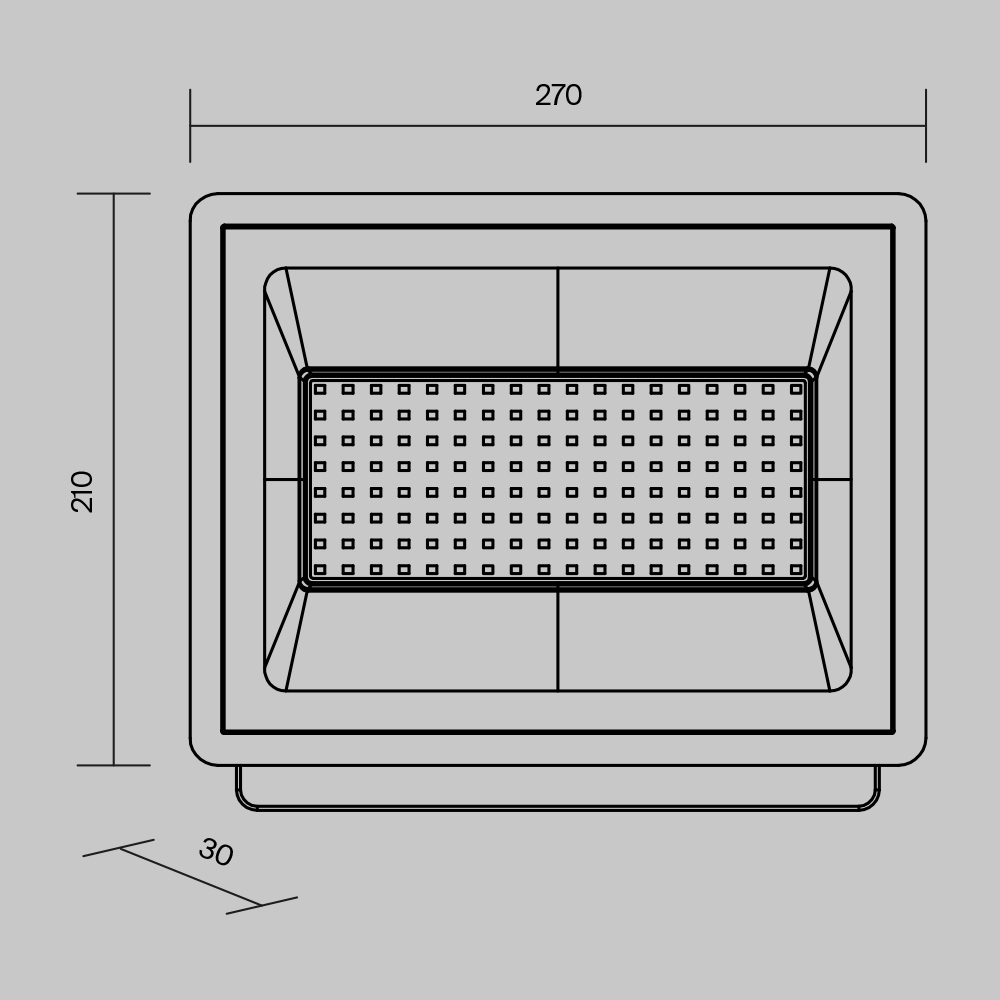 Прожектор Maytoni Flood FL001-L100B4K FL001-L100B4K - магазин электротехники Electroshop