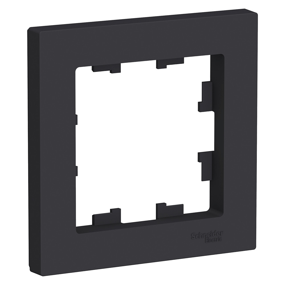 Рамка AtlasDesign 1 пост карбон  Systeme Electric ATN001001 ATN001001 - магазин электротехники Electroshop