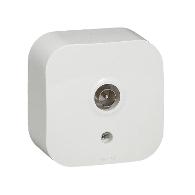 Розетка телевизионная Legrand Quteo белая 782215 782215 - магазин электротехники Electroshop