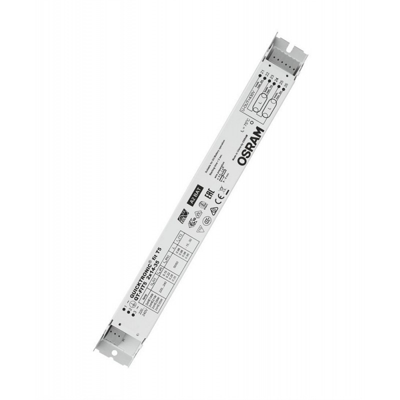 ЭПРА Osram QT-FIT5 2X14-35/230-240 280х30х21mm для люминесцентных ламп T5 4008321971258 4008321971258 - магазин электротехники Electroshop