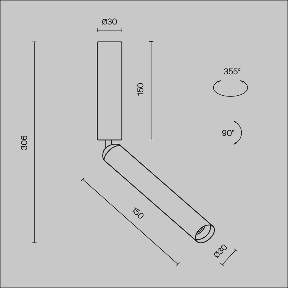 Спот Maytoni Focus T C142CL-6W3K-BS C142CL-6W3K-BS - магазин электротехники Electroshop