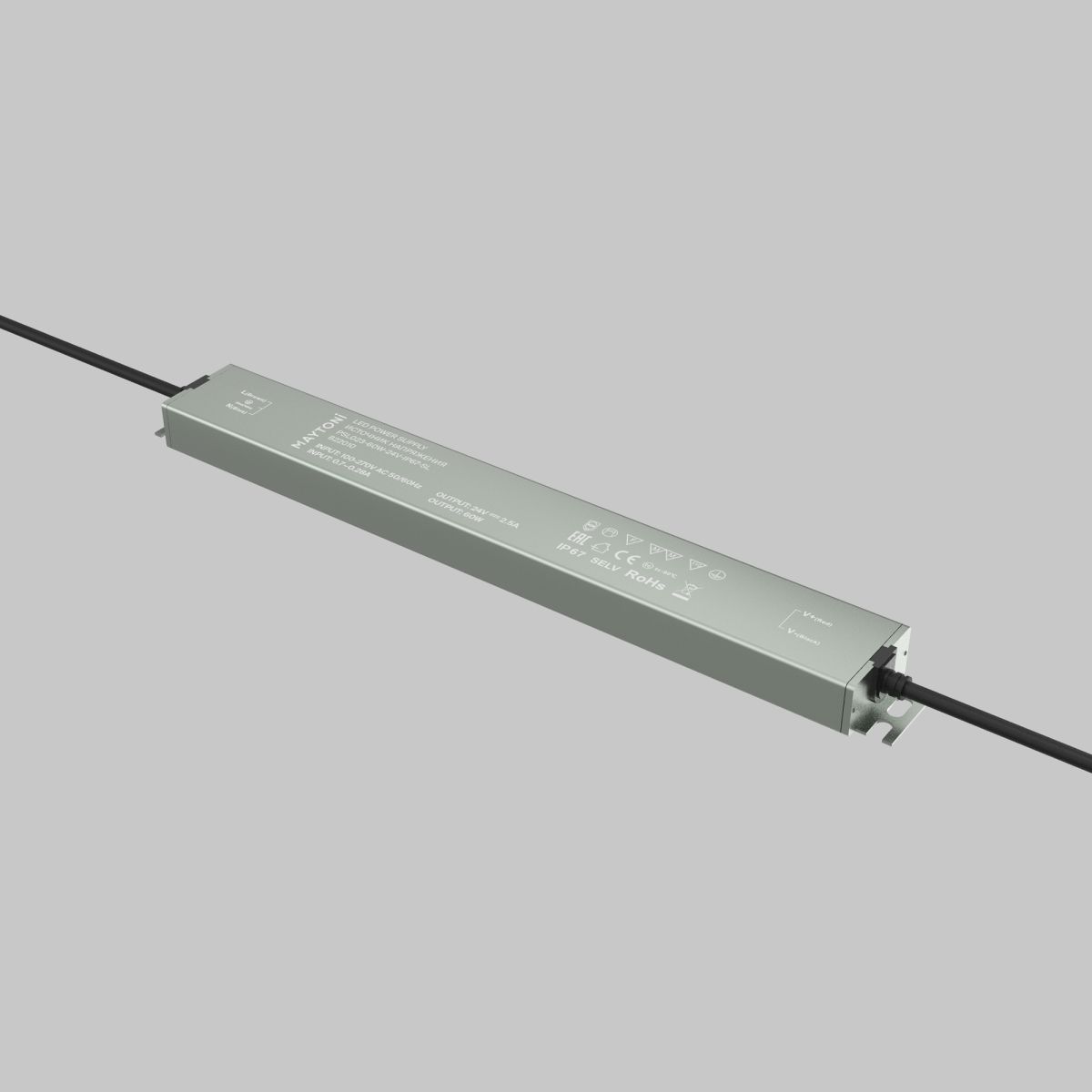 Блок питания Maytoni Led Strip PSL023 24В 60Вт IP 67 822010 822010 - магазин электротехники Electroshop
