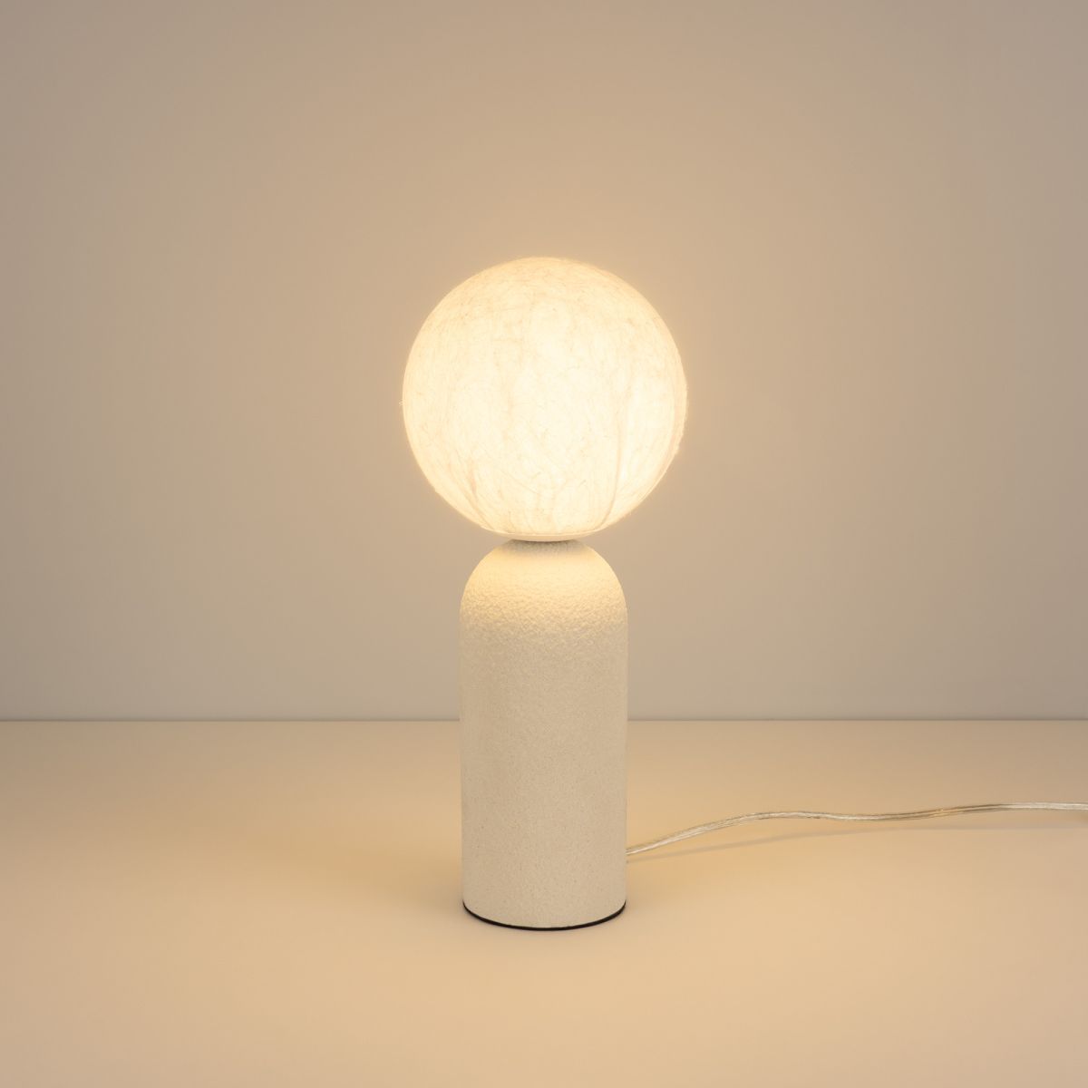Настольная лампа Arlight SP-SILKA-TAB-R150-6W Warm2700 (WH, 330 deg, 230V, TOUCH-DIM) (IP20, Натуральный шелк) 056890 056890 - магазин электротехники Electroshop