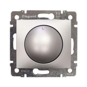 Светорегулятор Legrand серии Valena поворотный 400W. Цвет - алюминий 770261 770261 - магазин электротехники Electroshop