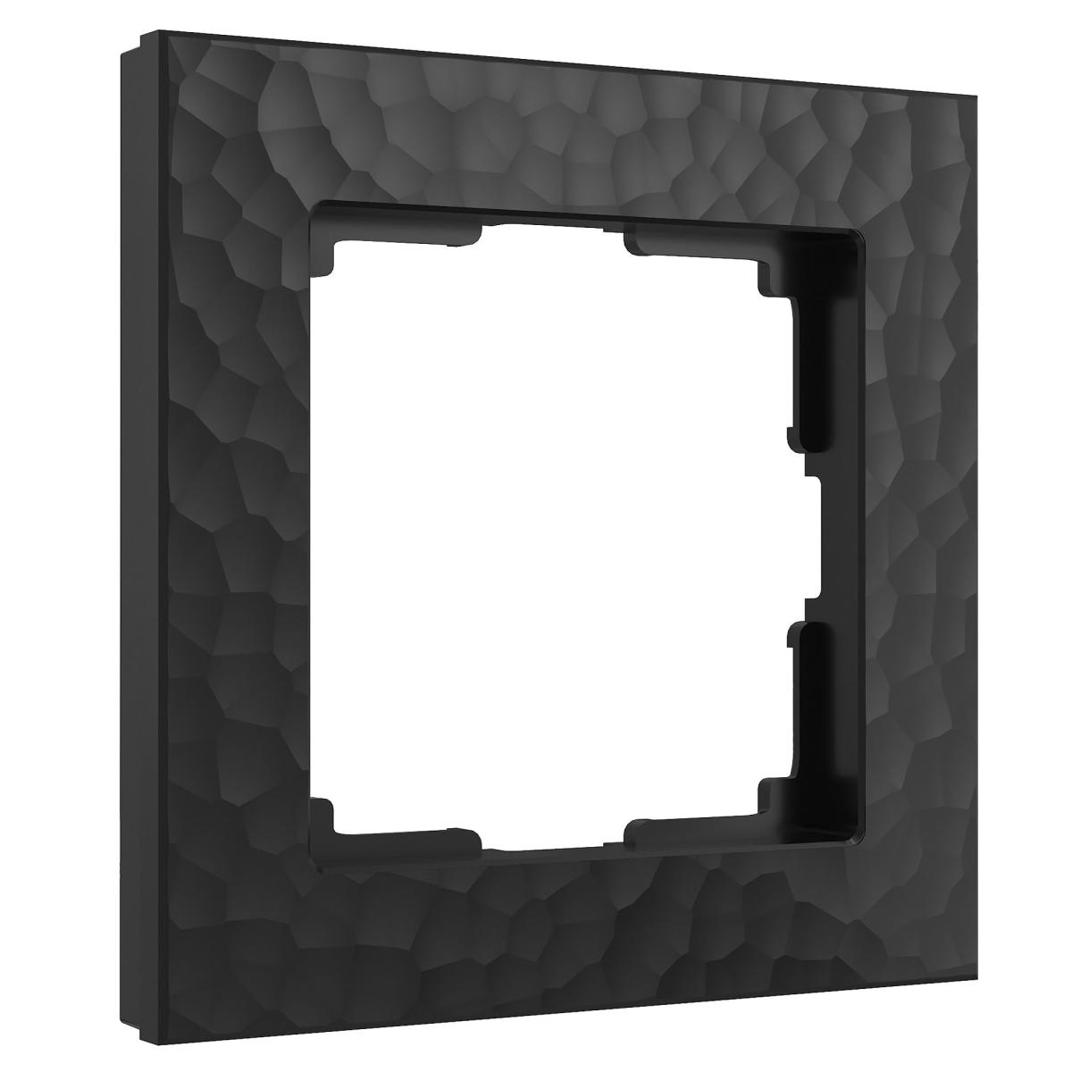 Рамка Werkel Hammer черный 4690389163364 4690389163364 - магазин электротехники Electroshop