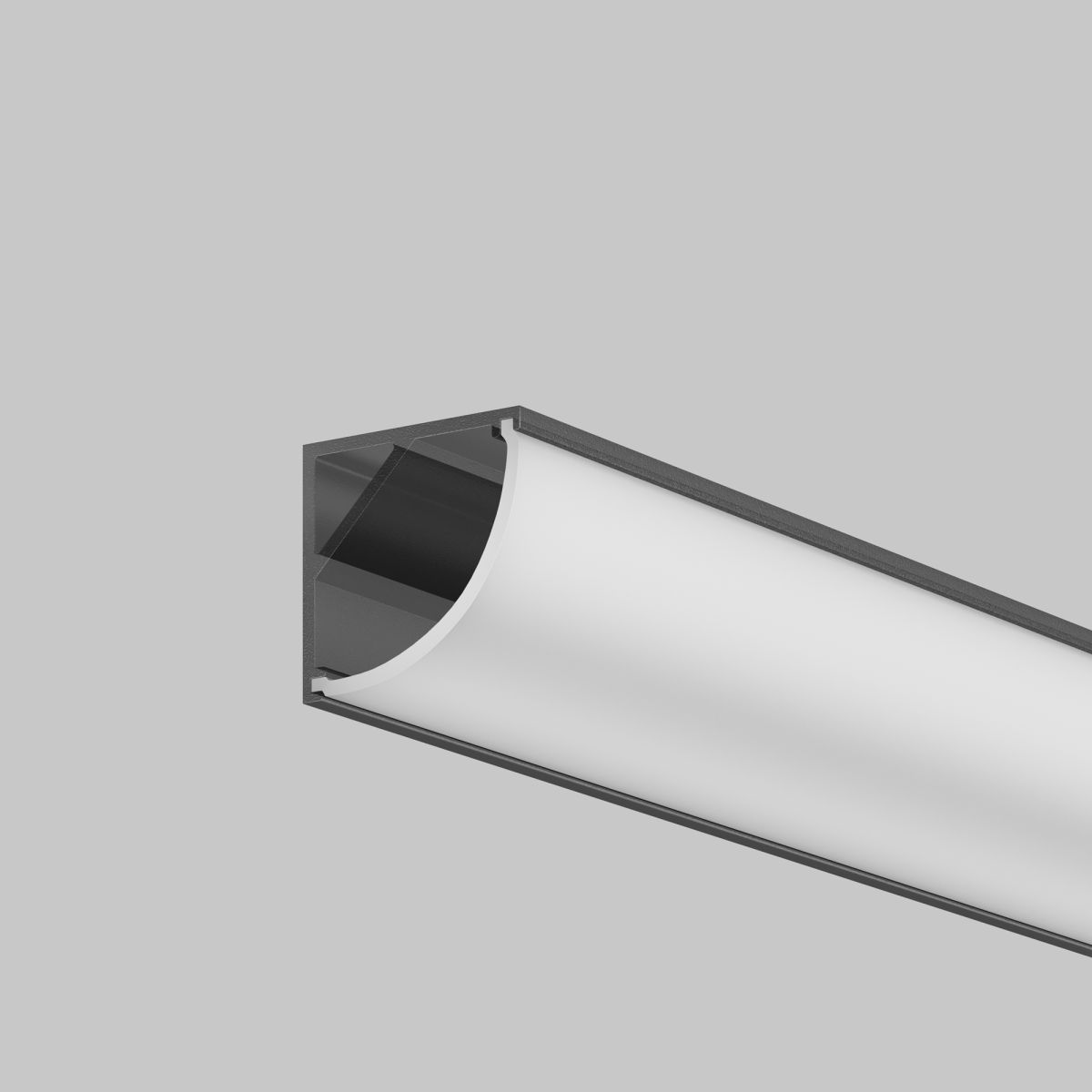 Рассеиватель для профиля (Дуга, Белый, 2 м) Maytoni Led Strip  ALM-1616R-O-DF-2M 642025 - магазин электротехники Electroshop