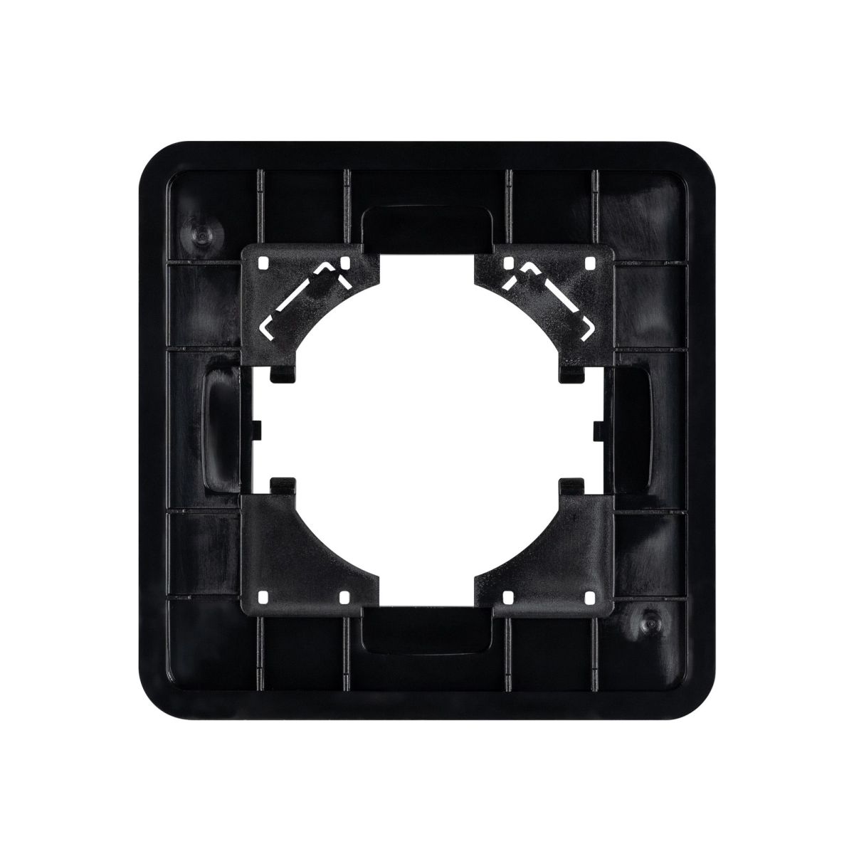 Рамка стеклянная на 1 пост Arlight FRM-OMALI-SFGS-1-BK 049676 049676 - магазин электротехники Electroshop