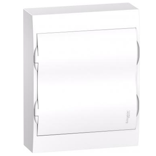 Шкаф навесной SE City9 Box (Easy9) на 24 (2x12) модуля с белой дверью с клемниками N+PE EZ9E212P2SRU EZ9E212P2SRU - магазин электротехники Electroshop