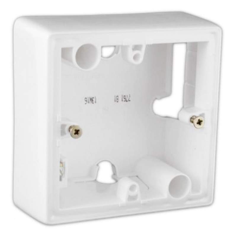 Коробка Legrand Valena 1 пост для накладного монтажа белая 776181 776181 - магазин электротехники Electroshop