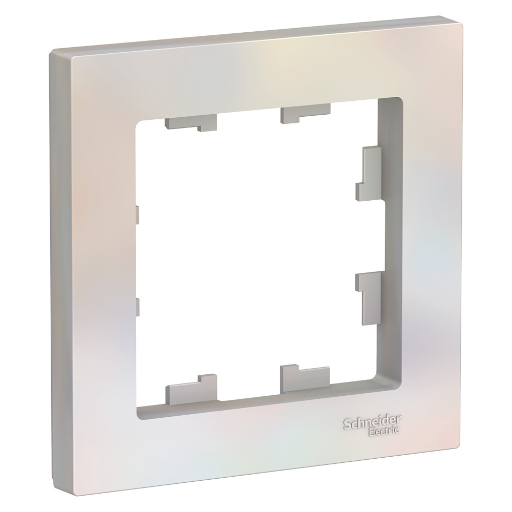 Рамка AtlasDesign 1 пост жемчуг  Systeme Electric ATN000401 ATN000401 - магазин электротехники Electroshop
