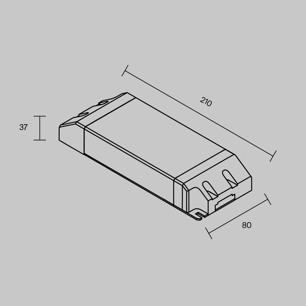 Источник напряжения Maytoni Led Strip PSL025 24В 300Вт IP20 821032 821032 - магазин электротехники Electroshop