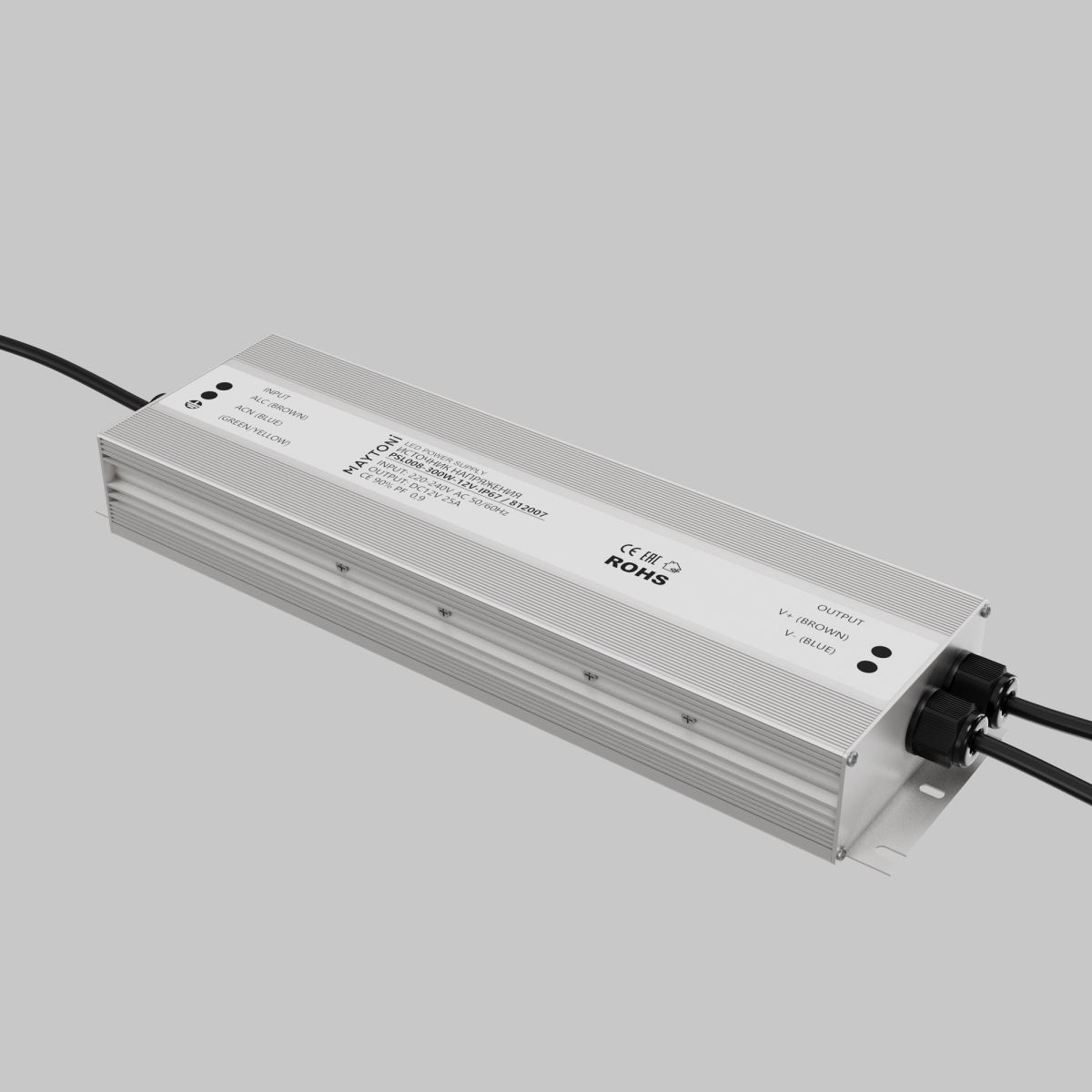 Блок питания Maytoni Led Strip PSL008 12В 300Вт IP67 812007 812007 - магазин электротехники Electroshop