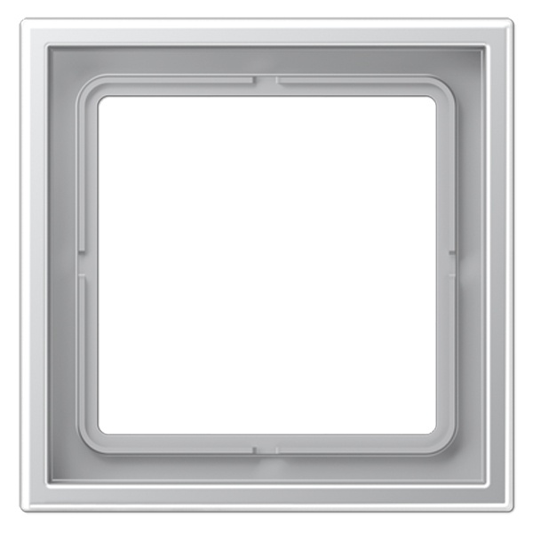Рамка 1-ая Jung LS-ZERO Алюминий LSZAL981BF LSZAL981BF - магазин электротехники Electroshop